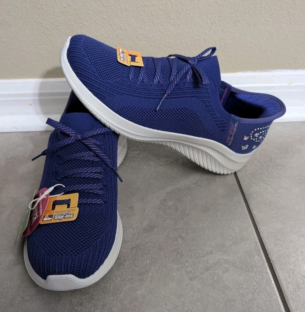 SKECHERS Slip-ins Ultra Flex 3.0 Memory Foam Blue 8.5